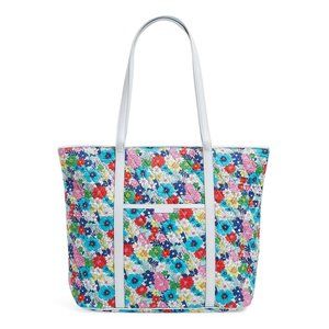NEW Vera Bradley Large Trimmed Tote Purse in Far Out Floral